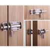 Stainless Steel Door Latch Solid Sliding Bolts Latch Hasp Home Hardware Gate Safety Toilet Door Lock