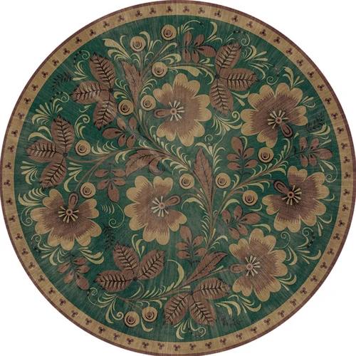 Persian Style Living Room Decoration Carpet Retro Round Rugs for Bedroom Home Chair Floor Mat Large Area Non-slip Washable Rug