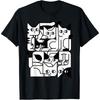 Geometric Cat Silhouette Abstract Kitten Classic Cute Cat T Shirt