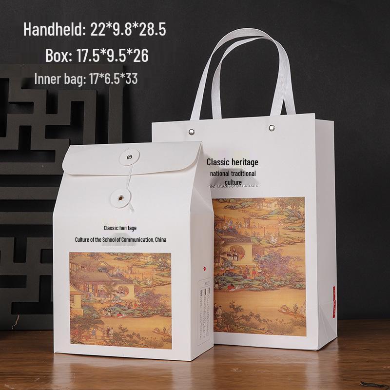 Универсальная подарочная коробка для листового чая: Пустая упаковка для белого чая Фудин, пуэра и белого пиона