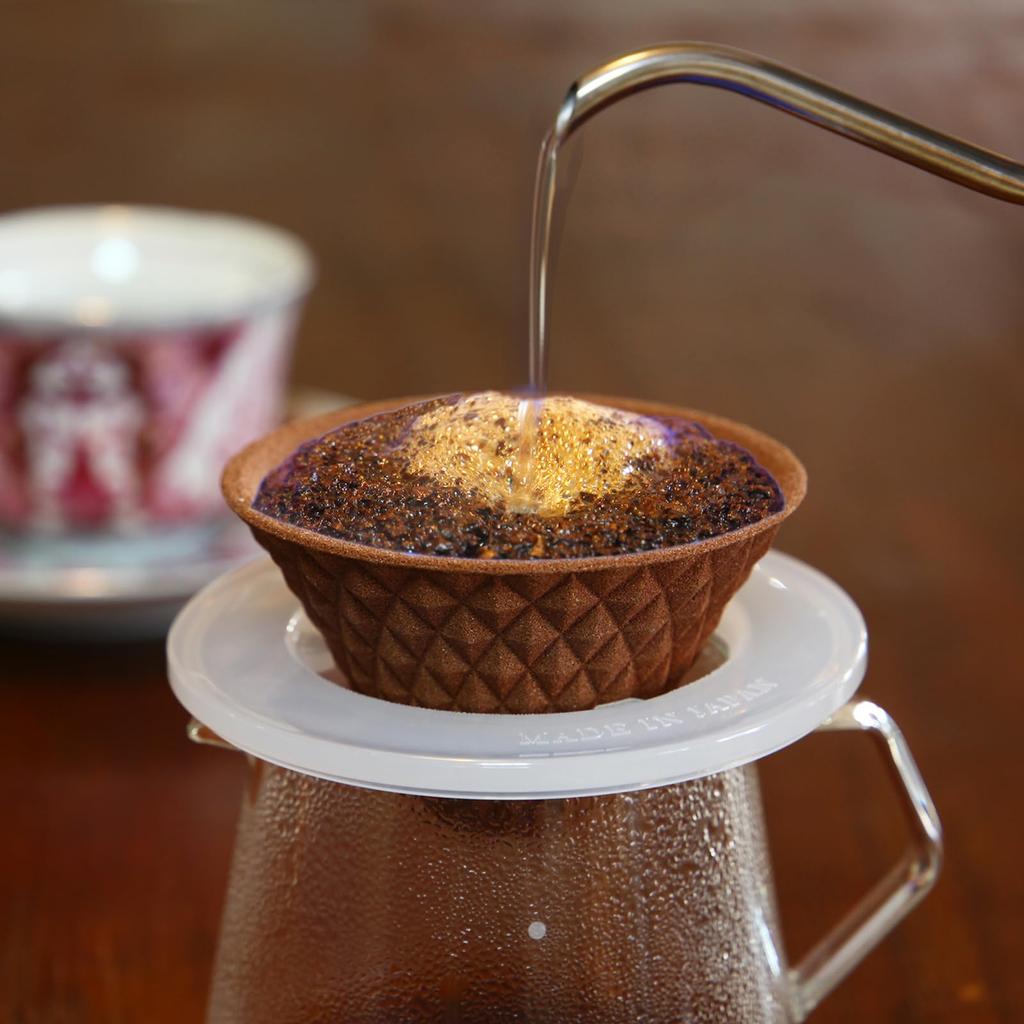 Ceramic Coffee Filter ekubo one drip Chocolate Brown No paper filter required Easy to clean [Hasami Ware] ek-00008