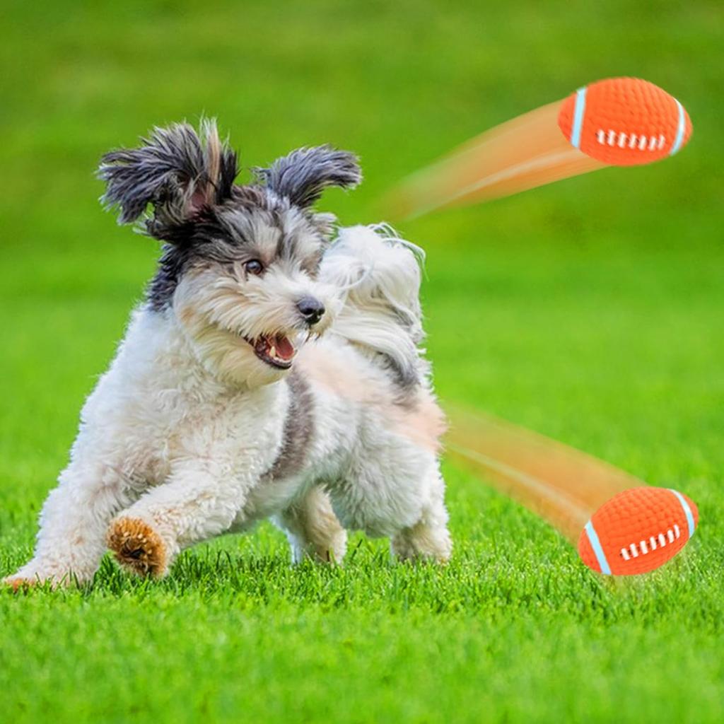 Toys For Small Large Dogs Chihuahua Golden Retriever Natural Latex Dog Balls Anti Bite Interactive Dog Chew Toy Pet Squeak Toys