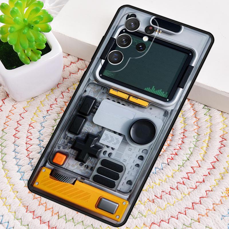 Retro Game Console TPU Phone Case For Samsung Galaxy Note 10 Pro S26 S25 S24 S23 S22 Ultra Plus S21 FE S20 Shockproof Cover