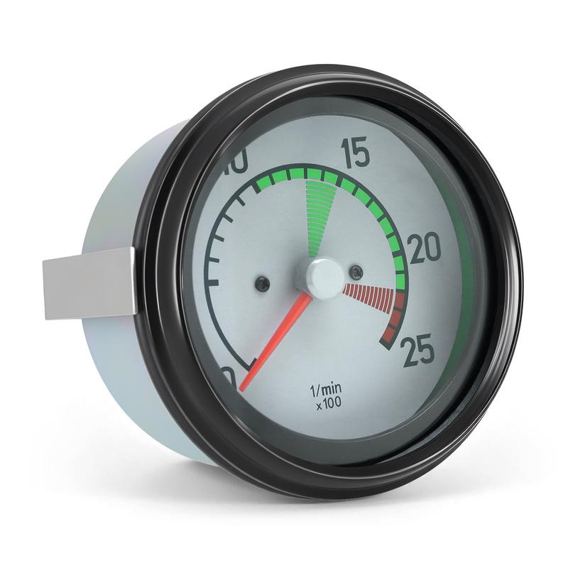 0~2500rpm Auto Tachometer Universal For 24V Car Truck Boat 100mm Tacho RPM trument Cluster Gauge Auto Parts Accessories