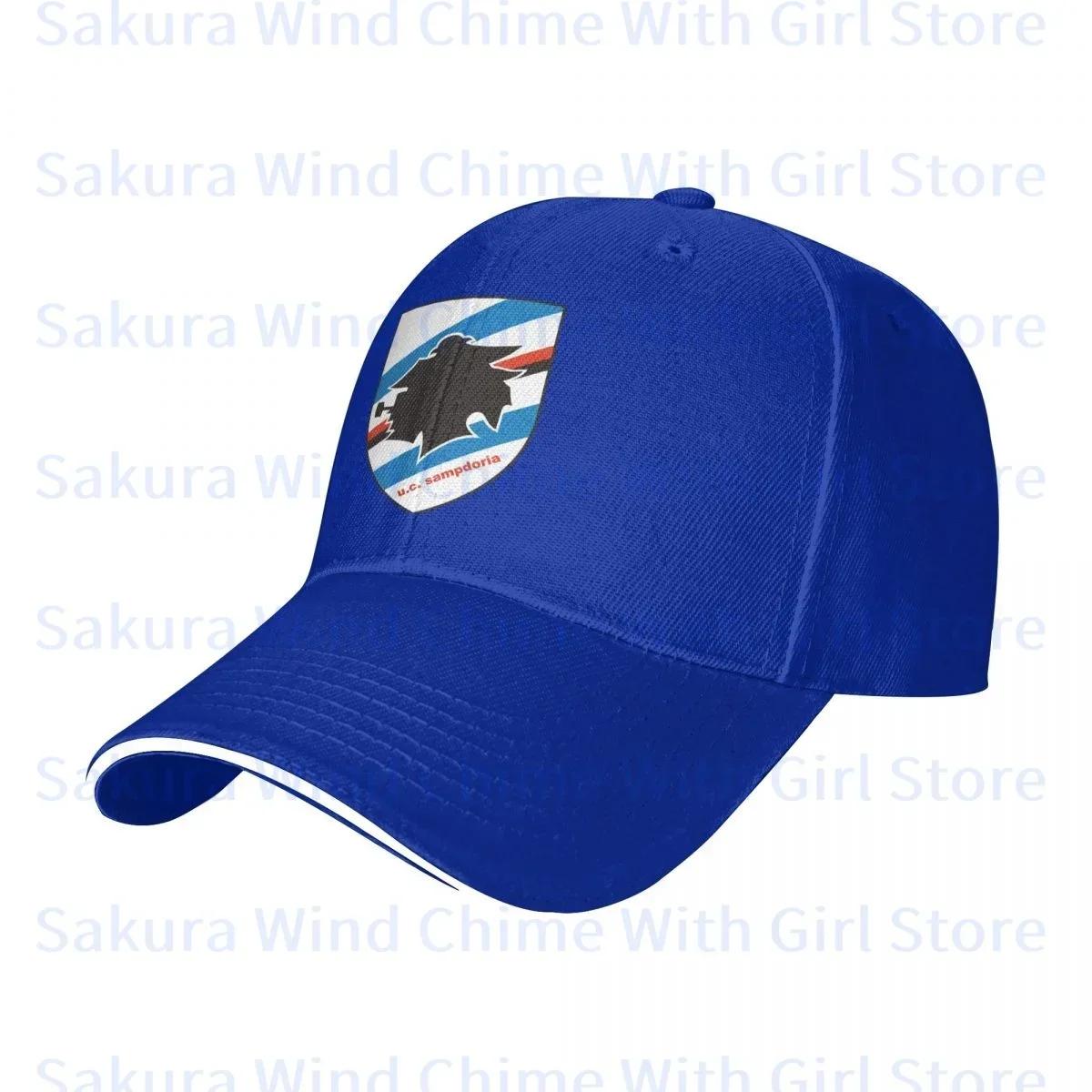

Fashion Sampdoria Baseball Cap for Unisex POLYESTER Hats Adjustable Hat Casual Truck driver Hat One Size
