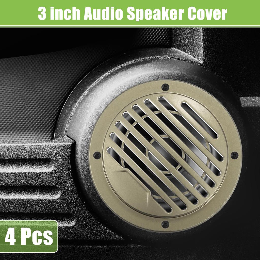 ACROPIX Universal 3" Car Speaker Grille Cover Round 3" Audio