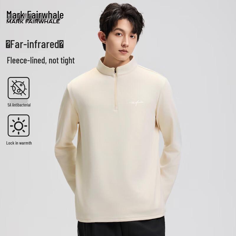 Mark Fairwhale Men's Fleece Lined Half-Zip T-Shirt