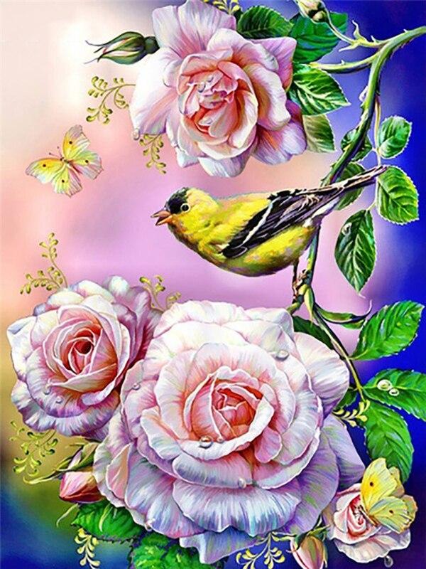 5D diamantová malba květiny kamínky korálky plné kulaté vrtání výšivka pampeliška diamantová mozaika plné rozvržení domácí dekorace