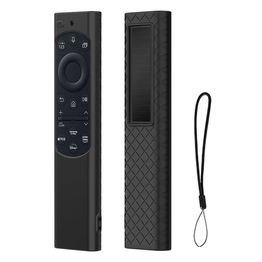 Silicone Remote Control Cover with Lanyard Remote Control Cover Case Shockproof for Samsung Bn59 Series