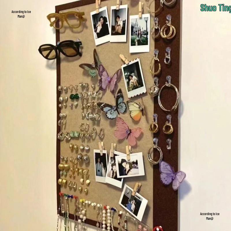 Custom Self-Adhesive Felt Pinboard Wall Stickers - Perfect for Photos and Messages In Study or Dorm Rooms