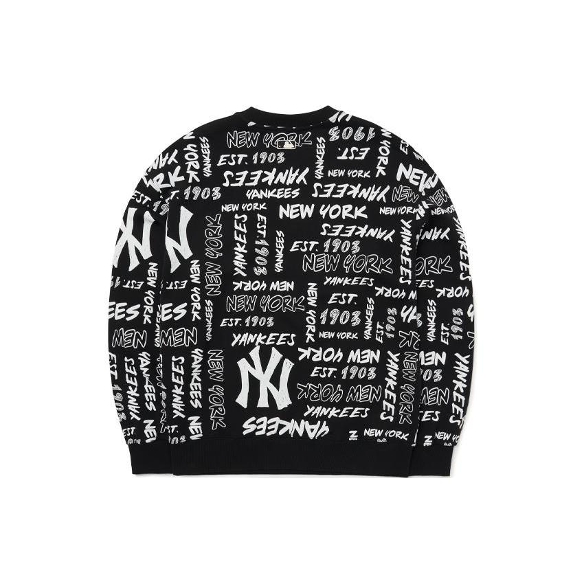New MLB New York Yankees Sweatshirts Man Black 3AMTZ0124-50BKS