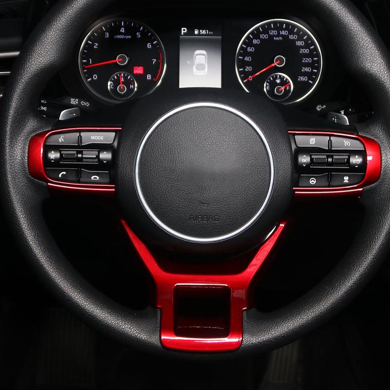 Car Steering Wheel Button Cover Frame In ABS Plastic Suitable for Kia Sportage NQ5 -2025 Interior Accessories