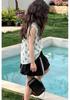 Girls' Floral Cool-Touch Sleeveless Top & Bloom Shorts - New 2026 Korean Style Summer Set