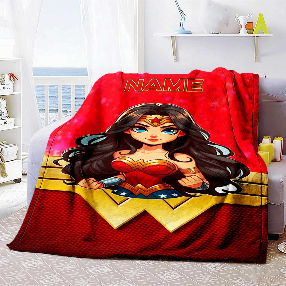 Warner Bros. Films (22) Personalized Text Blanket Cozy Personalized Blanket Comfortable Versatile for Couch Office Chair Seaside Nap for All Occasions