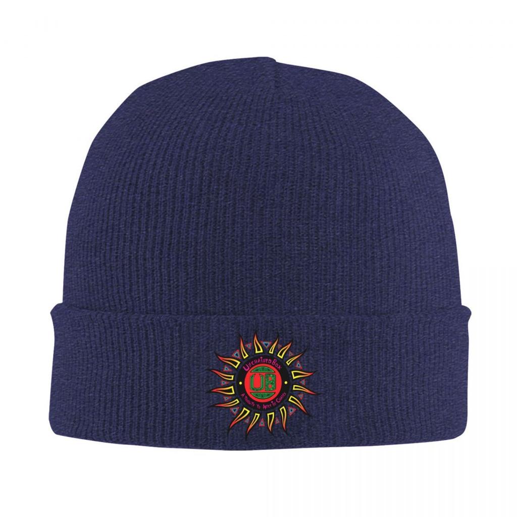 Alice In Chains Logo Knitted Hat Women's Men's Skullies Beanies Winter Hat Acrylic Crochet Melon Cap