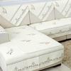 Summer Pure Cotton Washed Sofa Cushion Four Seasons Universal Non-Slip Embroidery Simple Cloth Cotton Backrest Towel Cover Cloth