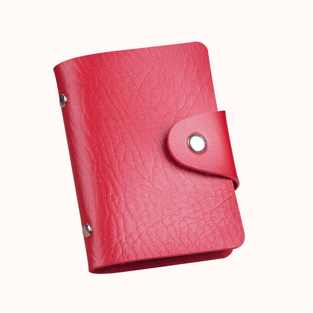 

1pc Card Bank Card Case Multi-card bit Portable Mini Pouch Credit Card Bag PU Leather Business Card Holder