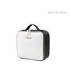 PU Leather Portable Cosmetic Case Women's Travel Makeup Train Case Large Capacity Makeup Storage Bag