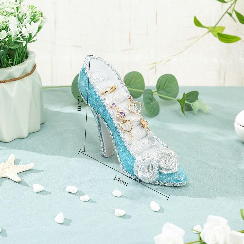 Resin Jewelry Organizer Stand Earring Rings Display Rack Jewellery Ring Holder Storage Holder Counter Trinket Displays Rack