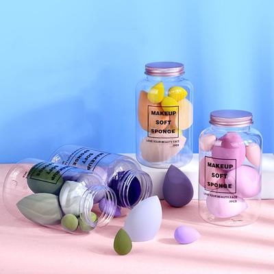 7PCS Drift Bottle Beauty Egg Set Powder Puff Air Cushion Makeup Tools Sponge Cosmetics