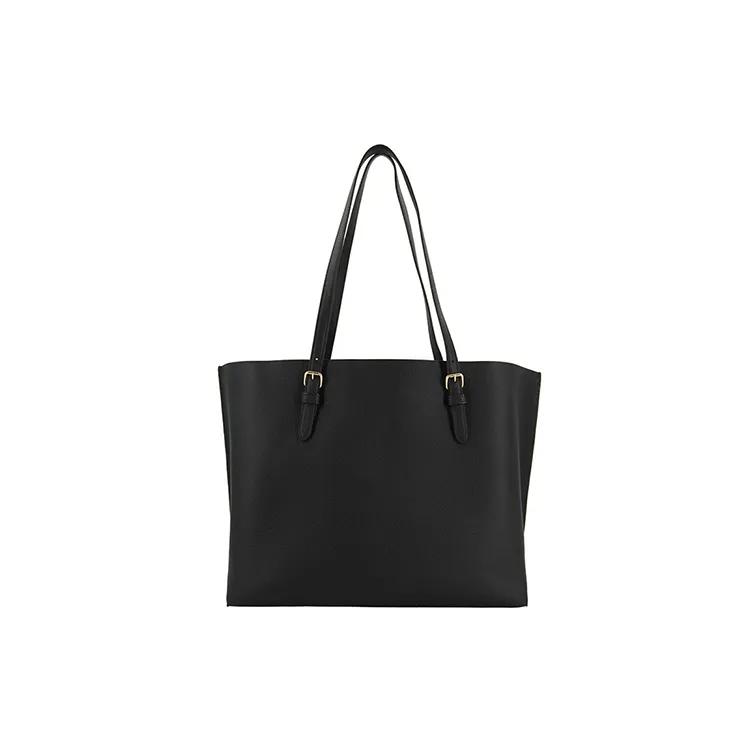 COACH Mollie Leather Tote Bag , Shopping Bag , Handbag , Shoulder Bag 34 Women's Black (Unisex) Shoulder Bags 1671 IMF2L