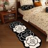 Elegant Camellia-Shaped Carpets, Bathroom Water-Absorbing And Anti-Slip Carpets, Bedroom Carpets - Home Decoration