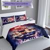 3pcs Custom Name JoJo's Bizarre Adventure Set,Includes 1 Duvet Cover and 2 Pillowcases,All-season Bedroom Decor