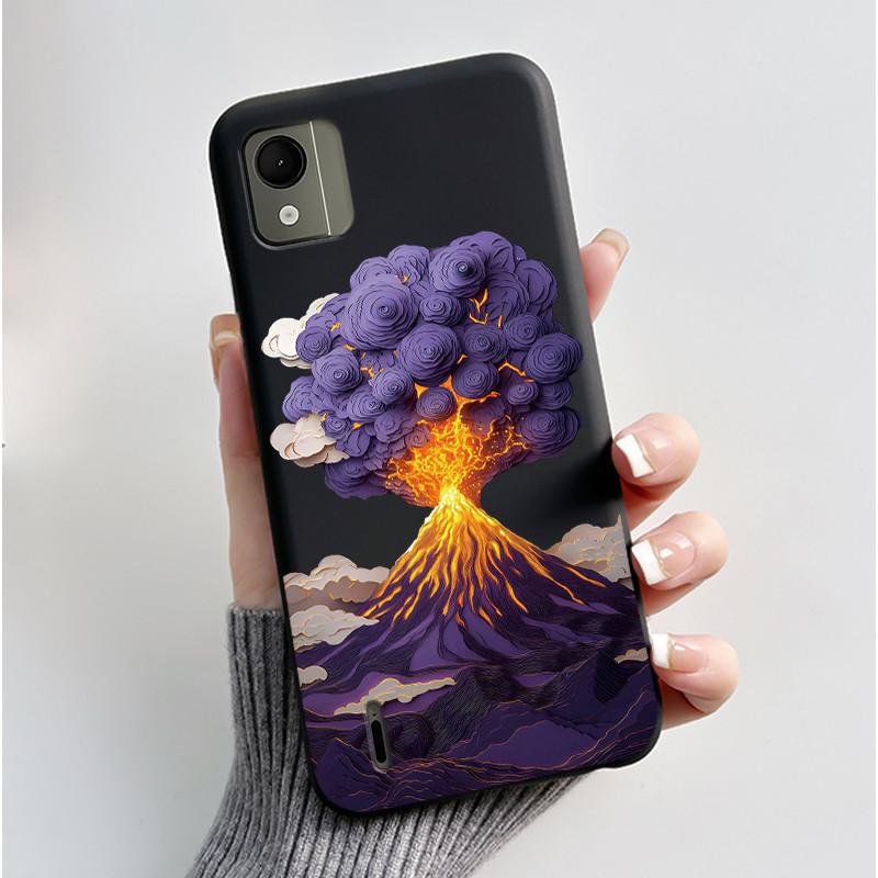 Cute Case For Nokia C110 4G Fundas Capa Printing Shell Protective Cover Soft Silicone Cartoon Phone Casing Coque