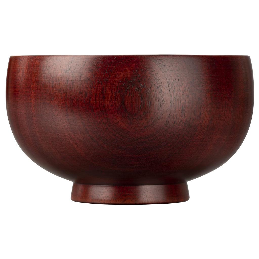 Yamanaka Lacquerware Shirasagi Mokko Soup Shirasagi Bowl S Sakura red Made in Japan Bowl, (approx. 10cm), (cherry blossom) design, lacquer,