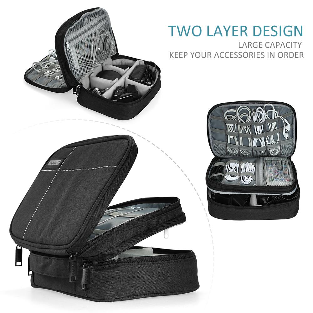 Portable Travel Makeup Bag Case Toiletry Cosmetics Bag Organizer