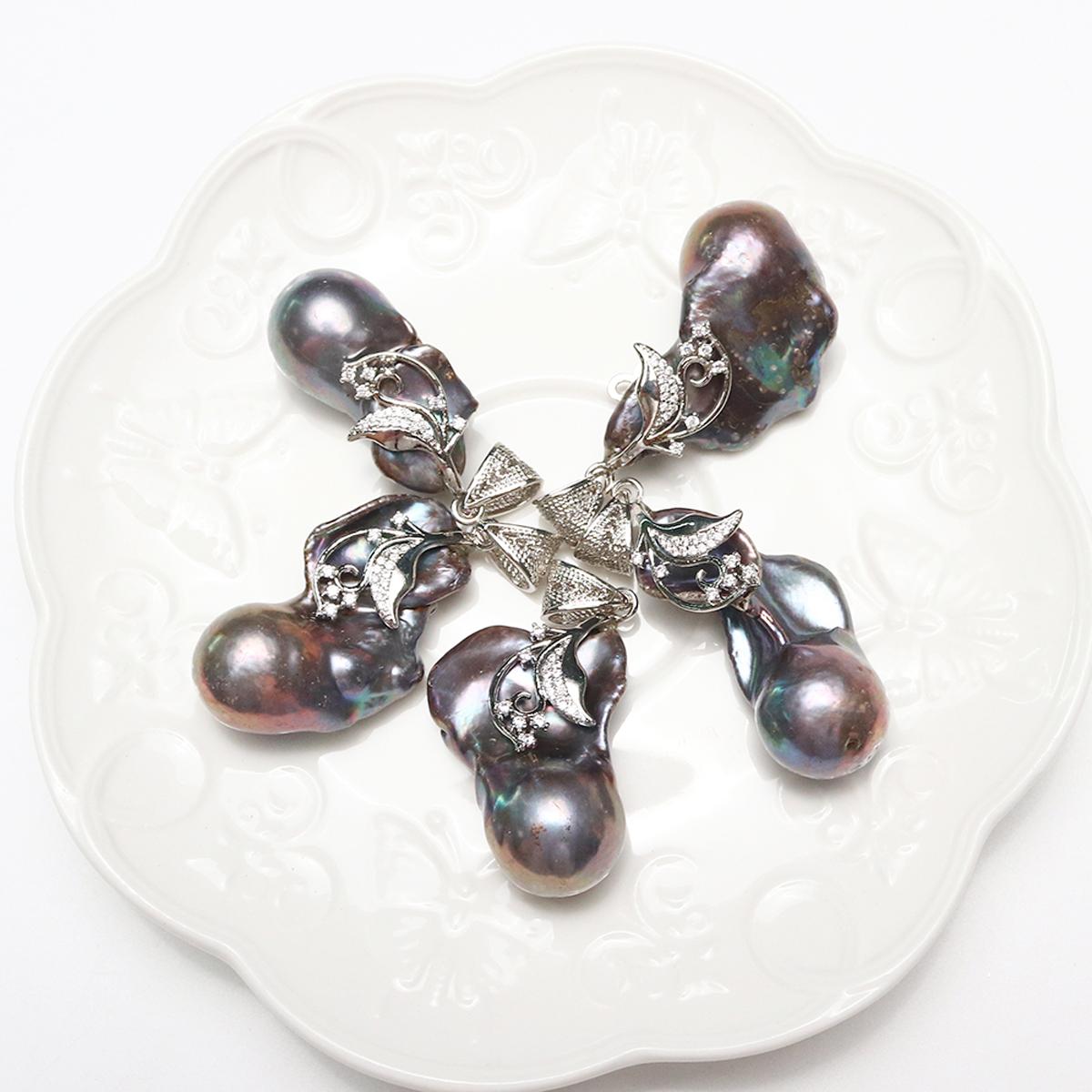 

1 шт. подвеска из барочного жемчуга, пресноводный жемчуг, нерегулярная подвеска для изготовления ювелирных изделий, аксессуар для ожерелья своими руками 23-25x34-45mm фиолетовый