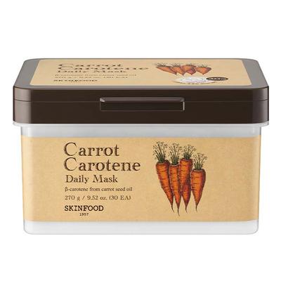 SKINFOOD Karotten-Carotin Tagesmaske, 1 Packung, 30 Stück