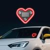 Wireless Heart-shaped Neon Light Solar Energy Car Interior Atmosphere Lamp Car Interior