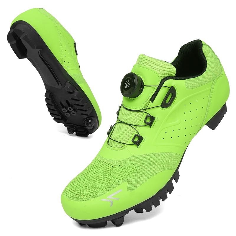 Cycling Shoes Men Breathable MTB Cleat Shoes Self-Locking Racing Road Bike SPD Shoes Lightweight Bicycle Sneakers Large Size 49