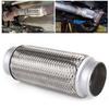 Stainless Steel Exhaust  ble Pipe   Joint    Tube Car Accessories