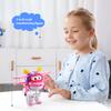 Super Wings 5 Inches Transforming Ellie Transforms from Airplane to Robot in 10 Steps Deformation Anime Action Figures Kid Toys