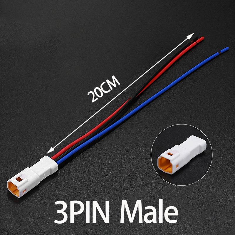 Waterproof 6P Car Connector Male Female Pair 20cm Wiring Harness Terminal Compatible With JST Jwpf Series 2/3/4/6/8pin Optional