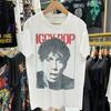 80's Iggy Pop Rare White T-Shirt S