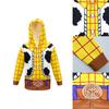 Woody Reißverschluss-Hoodie Sweatshirt Weiches Auffälliges Toy Story Kostüm Für Kinder