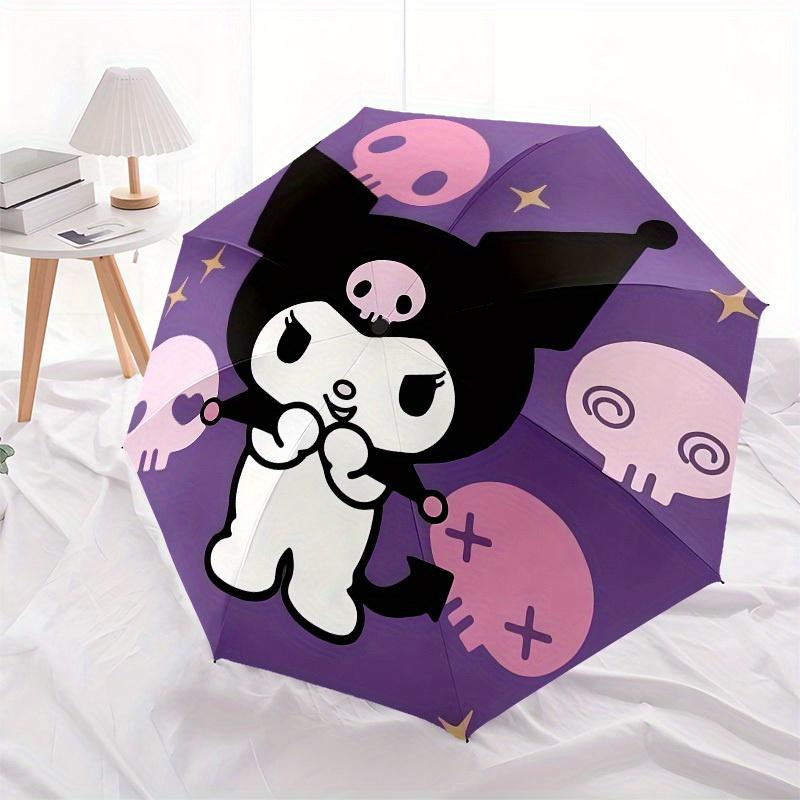 1pc Gothic Kawaii Skulls Umbrella with Plastic Handle,Suitable for All Seasons Home Travel Outdoor UmbrellaSanlio135