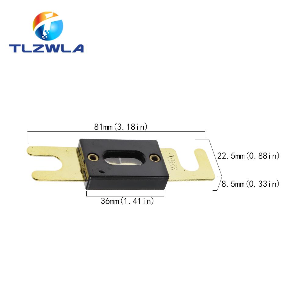 2PCS ANL-H ANL-B Transparent Car Fuse Box ANL Fuse Holder Distribution in line 0 4 8 GA Positive With ANL Fuse Fusible 100A 200A Fuse Holders1