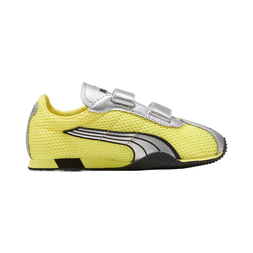 Puma H-Street Synthetic Leather Fabric Velcro Street Low Top Running Shoes Kids Sneaker 406215-04