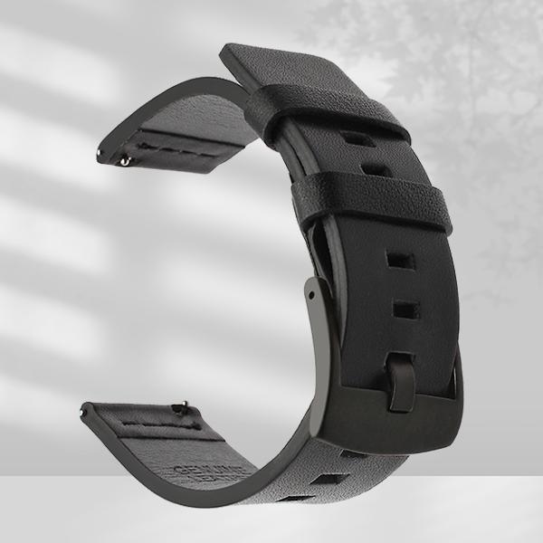 20mm 22mm Watch band Quick release Leather Strap for Samsung Galaxy Watch 3 Active2 40 44mm huawei watch gt 2 WatchBand 18 24mm
