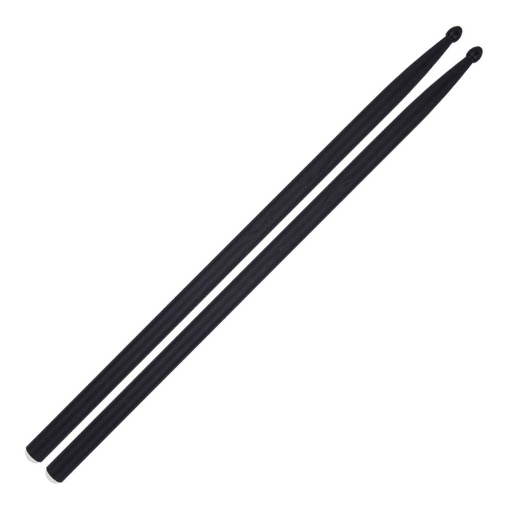 1 Pair 5A Carbon Fiber Drumsticks for Beginners Musical Instrument Percussion Parts Drum Sticks with Non-Slip Handle