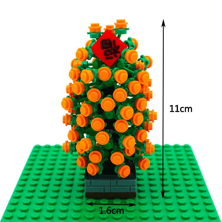 Non-Toxic City Friends Series Parts Flowers Potted Trees Shop Farm Building Blocks Moc Locking City Accessories Brick For Kid Toys Gifts