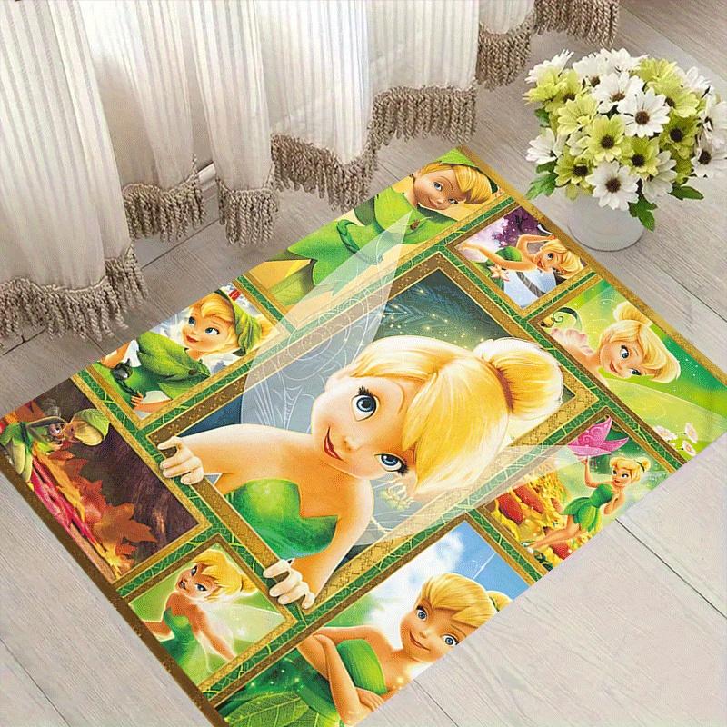 1pc Tinker-Bell Carpet Area Rug, Bedroom, and Playroom Durable, Stain-Resistant, and Easy To Clean, Living Room