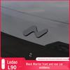 Compatible Black Letter Car Logo Modification for Nio L90 – Hood and Tail Emblem Sticker