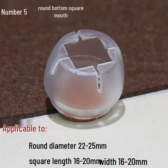 Anti-Slip Silicone Leg Covers: Durable, Thickened Protection for Dining Table and Chair Legs