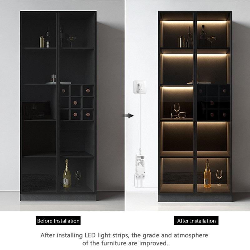 12V COB Parallel Set Wide Display Cabinet Wine Cabinet Decoration Soft Light Strip