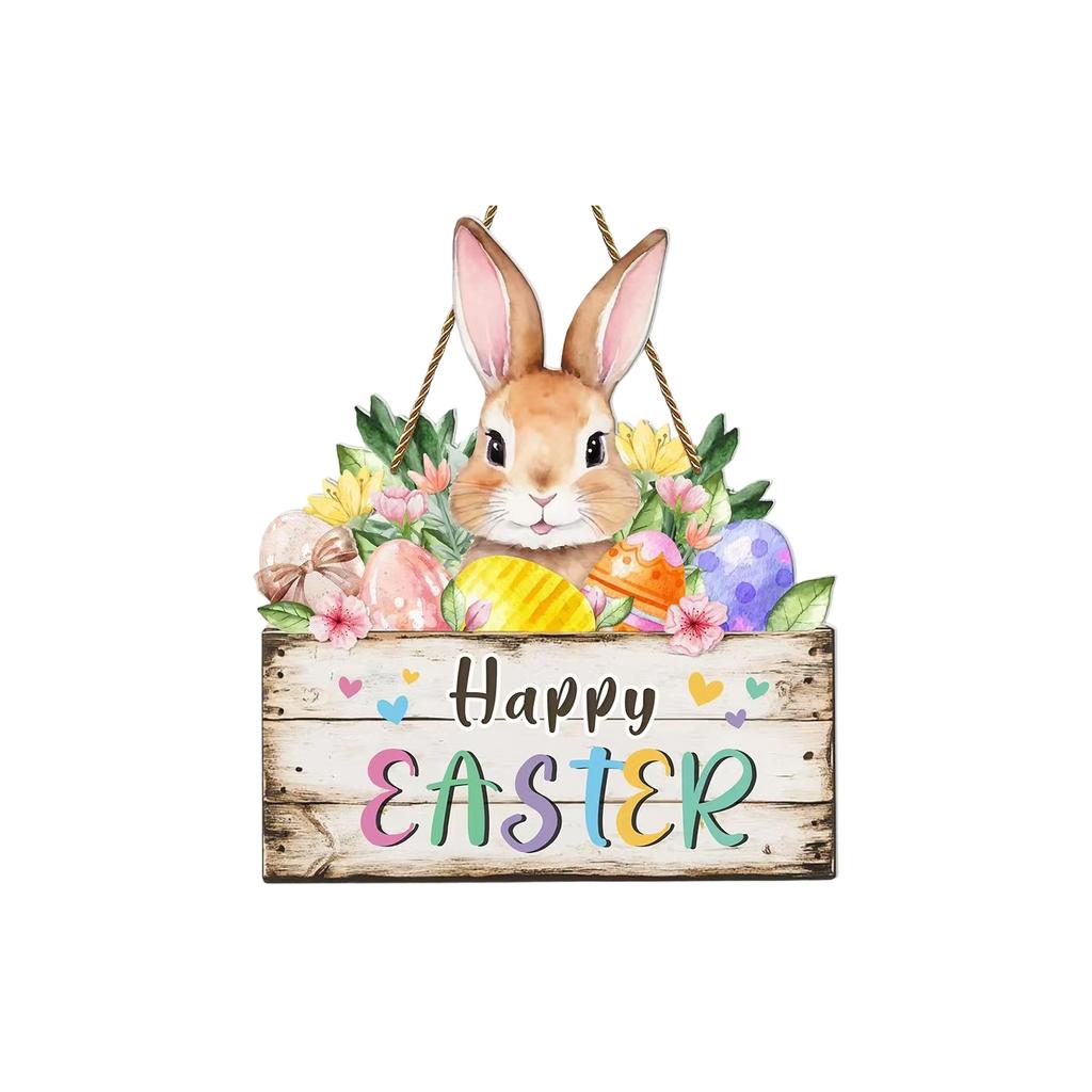 Velikonoční dekorace na dveře: Tato sada nabízí okamžité a roztomilé vylepšení vašich svátečních dveří nebo nástěnné dekorace.